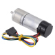 9.7:1 Metal Gearmotor 25Dx63L mm HP 6V with 48 CPR Encoder