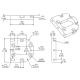 Pololu Machined Aluminum Bracket for 37D mm Metal Gearmotors