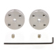 Pololu Universal Aluminum Mounting Hub for 3mm Shaft, No.2-56 Holes (2-Pack)