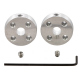 Pololu Universal Aluminum Mounting Hub for 5mm Shaft, No. 4-40 Holes (2-Pack)