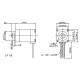 Stepper Motor: Bipolar, 200 Steps/Rev, 20×30mm, 3.9V, 0.6 A/Phase