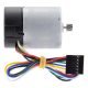 12V Motor with 64 CPR Encoder for 37D mm Metal Gearmotors (No Gearbox, Helical Pinion)