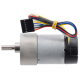 6.3:1 Metal Gearmotor 37Dx65L mm 12V with 64 CPR Encoder (Helical Pinion)