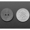 13.56MHz RFID/NFC Black Sewable Button - NTAG213