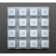 Silicone Elastomer 4x4 Button Keypad - for 3mm LEDs