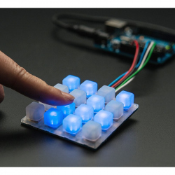 Driver Monocrom PCB Adafruit Trellis pentru Keypad 4x4 și LED-uri de 3 mm
