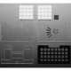 Adafruit NeoTrellis M4 cu Carcasă și Kit Butoane