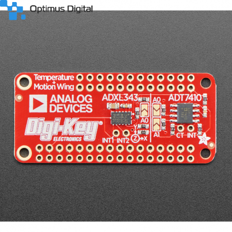 Adafruit ADXL343 + ADT7410 Sensor FeatherWing