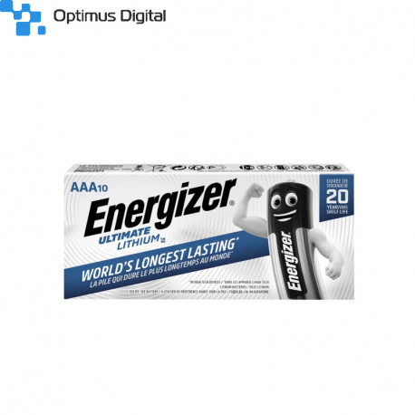 Pack of 10 R03 Energizer Ultimate L92 AAA Lithium Battery