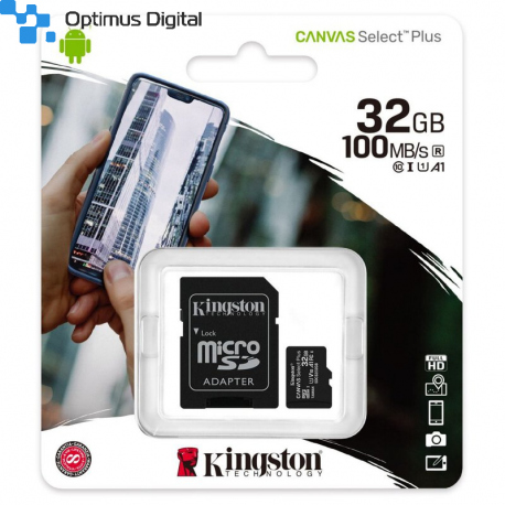 microSDHC 32GB Kingston Canvas Select + Adapter