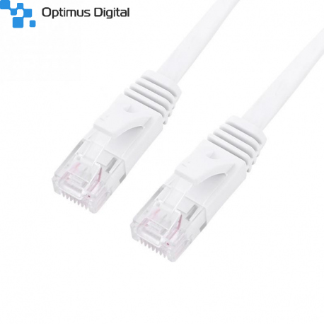 CAT6 UTP Super Flat Cable White 1 Meter