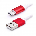 Red Micro USB Cable 1 Meter