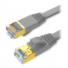 Cablu Plat CAT7 STP 5 m Gri