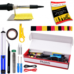 Plusivo Basic Soldering Kit for Electronics (plug type: EU)