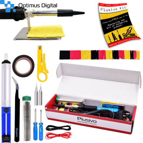 Plusivo Basic Soldering Kit for Electronics (plug type: EU)