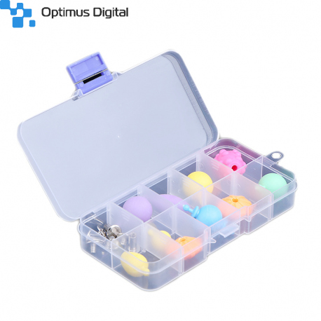 Plastic Box with 15 Compartments (27.5 x 16.5 x 5.5 cm)