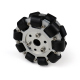 Roată Dublă de Aluminu EasyMech Omni - 100 mm (Bush Roller)