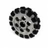 EasyMech 152mm Double Aluminium Omni Wheel Basic (BUSH TYPE ROLLER)