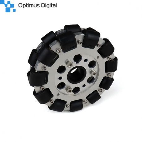 EasyMech 127mm Double Aluminium Omni Wheel (BEARING TYPE ROLLER)