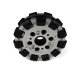 EasyMech 127mm Double Aluminium Omni Wheel (BEARING TYPE ROLLER)