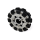 EasyMech 127mm Double Aluminium Omni Wheel (BEARING TYPE ROLLER)