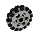 EasyMech 152mm Double Aluminium Omni Wheel (BEARING TYPE ROLLER)