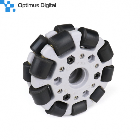 Roată Dublă de Fibră de Sticlă EasyMech Omni - 100 mm (Bush Roller)