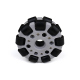 Roată Dublă de Fibră de Sticlă EasyMech Omni - 100 mm (Bush Roller)