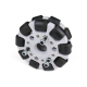 Roată Dublă de Fibră de Sticlă EasyMech Omni - 100 mm (Bush Roller)
