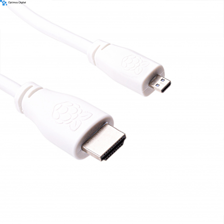 Cablu Adaptor de la Micro-HDMI la HDMI Alb (A/M), 2 m