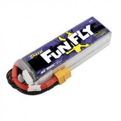Tattu Funfly Series 1800mAh 14.8V 100C 4S1P Lipo Battery Pack with XT-60 Plug
