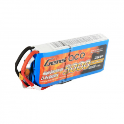 Gens ace 5000mAh 7.4V RX/TX 2S1P Lipo Battery Pack