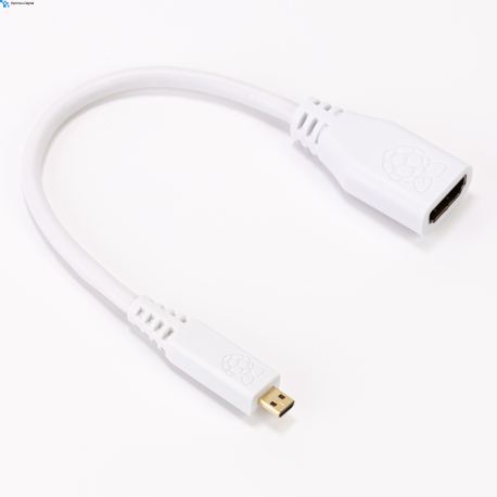 Cablu Adaptor de la Micro-HDMI la HDMI Alb (A/M), 2 m