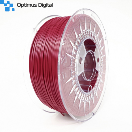 Filament Devil Design pentru Imprimanta 3D 1.75 mm PET-G 1 kg - Roșu Zmeură