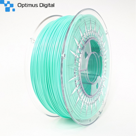 Filament Devil Design pentru Imprimanta 3D 1.75 mm PET-G 1 kg - Verde Mentă