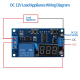 12 V Relay with Timer and Display