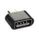 Black USB 2.0 to Micro USB Adapter