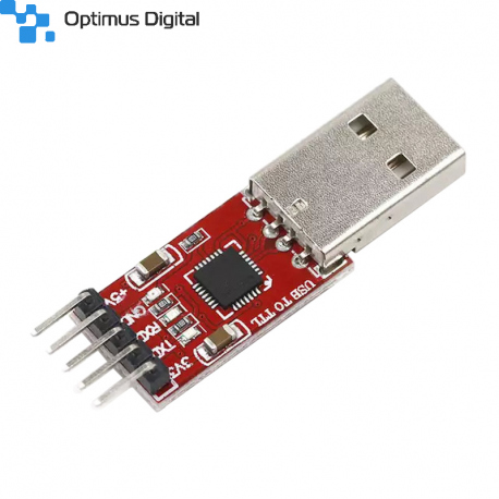 Modul convertor USB la Serial CP2102, Rosu