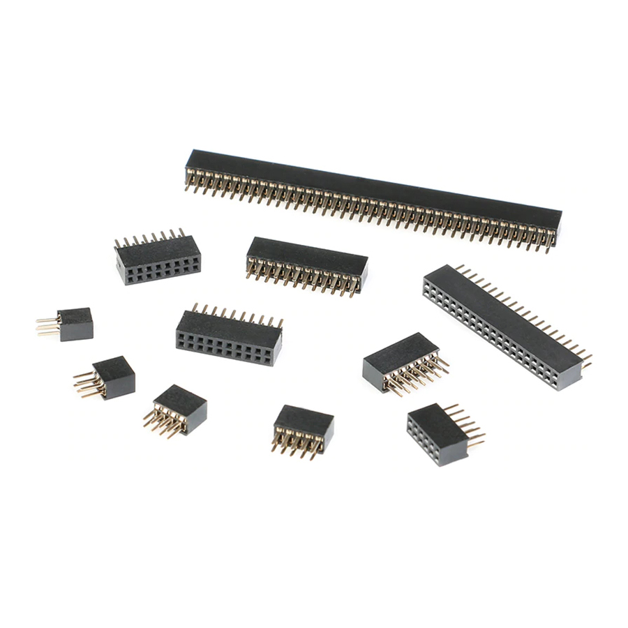 Rui◎ 2 x 4p 1.27 mm Female Pin Header