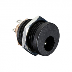 DC Power Jack for Case (5.5 mm Hole, 2.1 mm Pin)