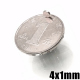 Neodymium Disc Magnet 4x1 Thick N38