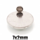 Neodymium Disc Magnet 7x2 Thick N38