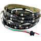 Banda de LED-uri RGB WS2811 cu Protecție la Umiditate - 30 LED-uri/m, 5 m