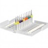 Set Mini Burghie pentru PCB 0.1 - 1 mm (10 buc)