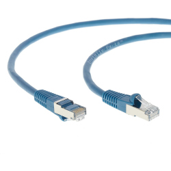 1 meter CAT6A SSTP Patch Cable Blue