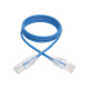 1 meter CAT6 UTP 24AWG CCA Patch Cable Blue
