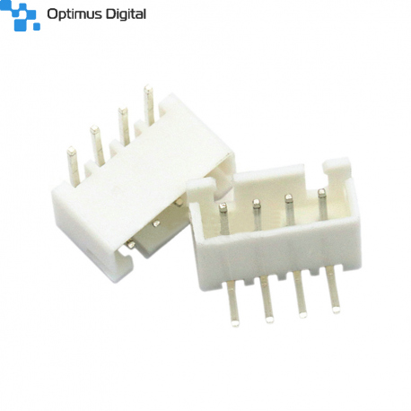 Conector Tată XH2.54 la 90° 4p