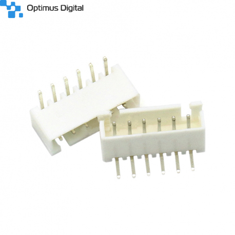 Conector Tată XH2.54 la 90° 6p