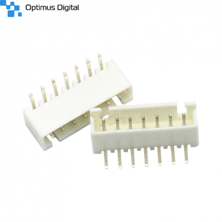 Conector Tată XH2.54 la 90° 7p