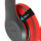 Casti Radio/MP3/TF/mic compatibile cu Bluetooth P15 Roșii